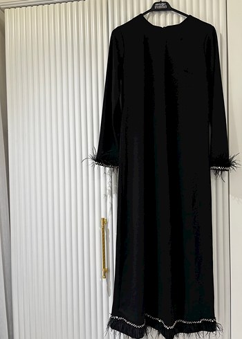 Diğer Siyah Uzun Kollu Gotik Kadin Elbise
