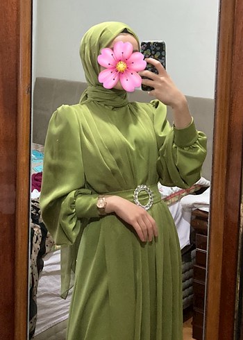 Diğer Yesil Tul Elbise