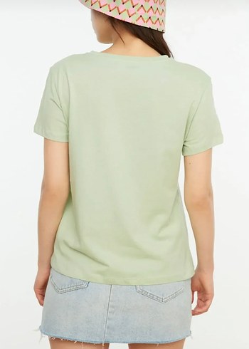 Trendyol & Milla 2 li pamuk tshirt pembe mint