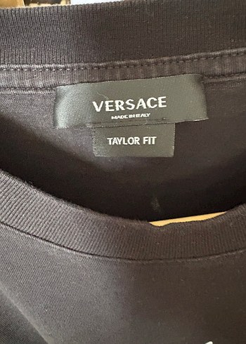 Versace Siyah Erkek Baskılı Tişört - Görsel 4