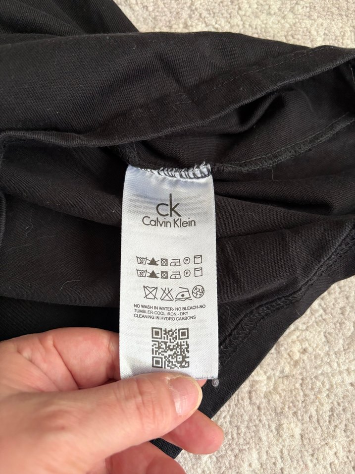 Calvin Klein Siyah Kısa Kollu Tişört - Görsel 4