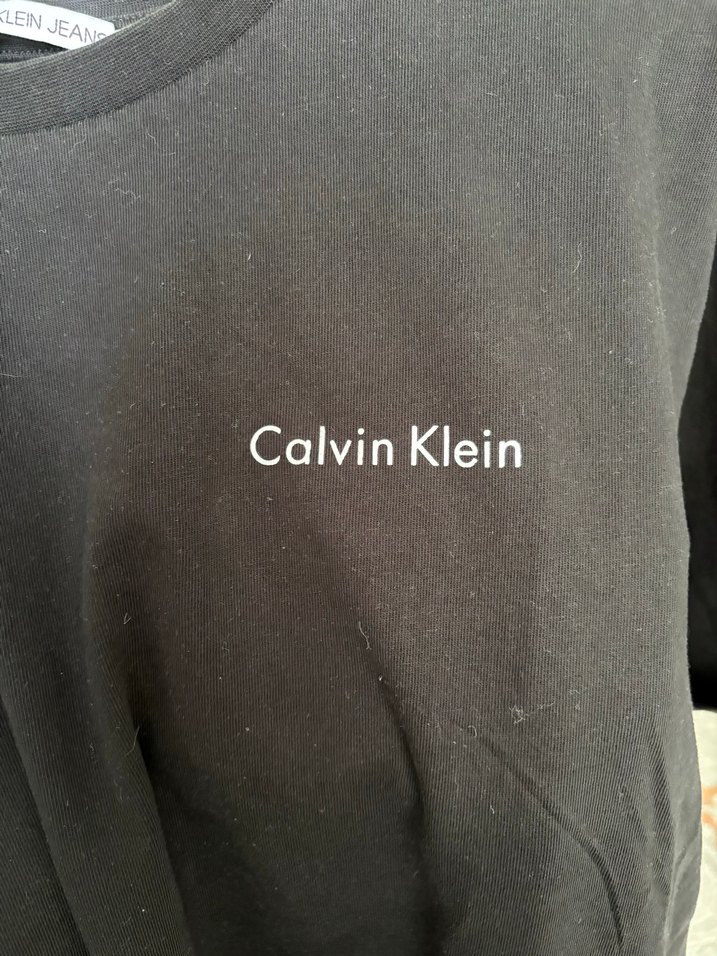 Calvin Klein Siyah Kısa Kollu Tişört - Görsel 3