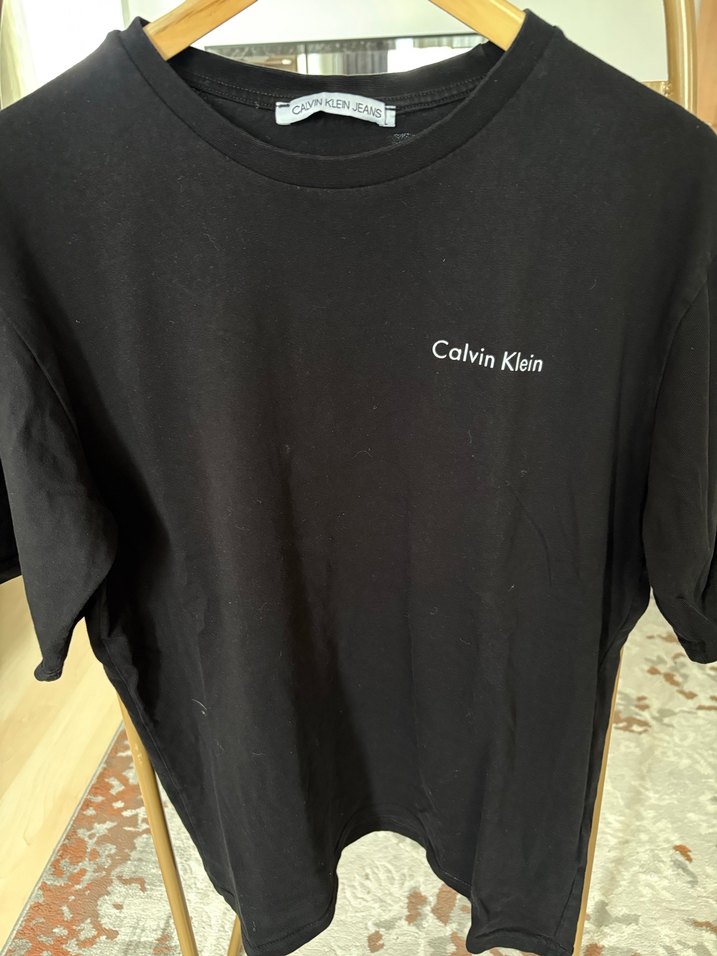 Calvin Klein Siyah Kısa Kollu Tişört - Görsel 2