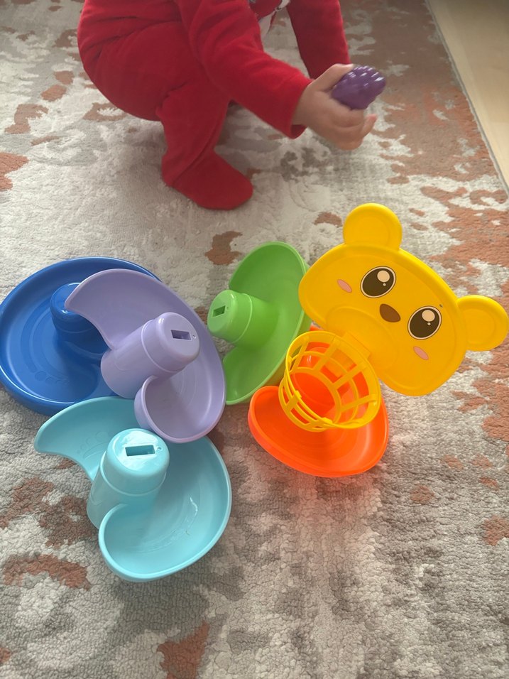 Renkli Ayıcık Figürlü Eğitim Oyuncağı - Görsel 3