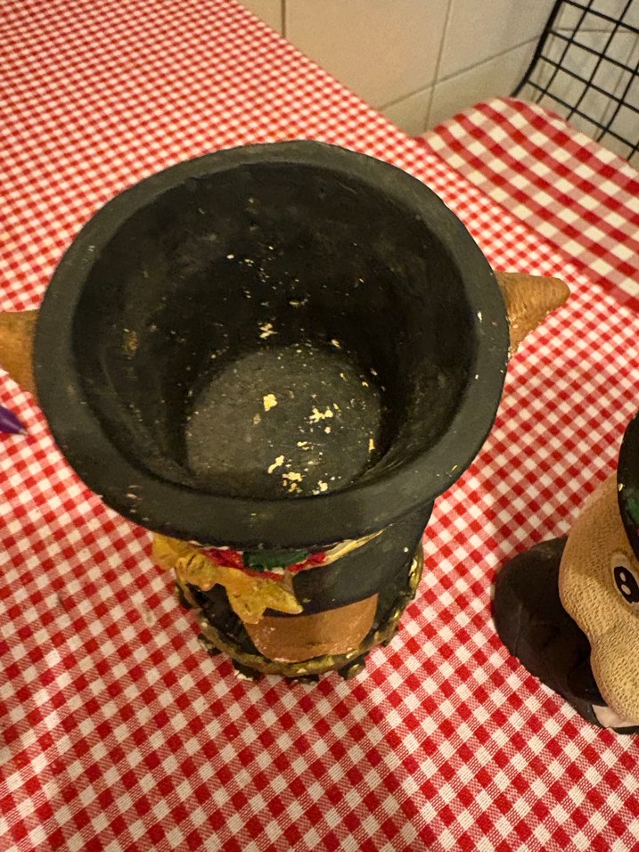 Renkli Şapkalı Tavşan Saksı - Görsel 2