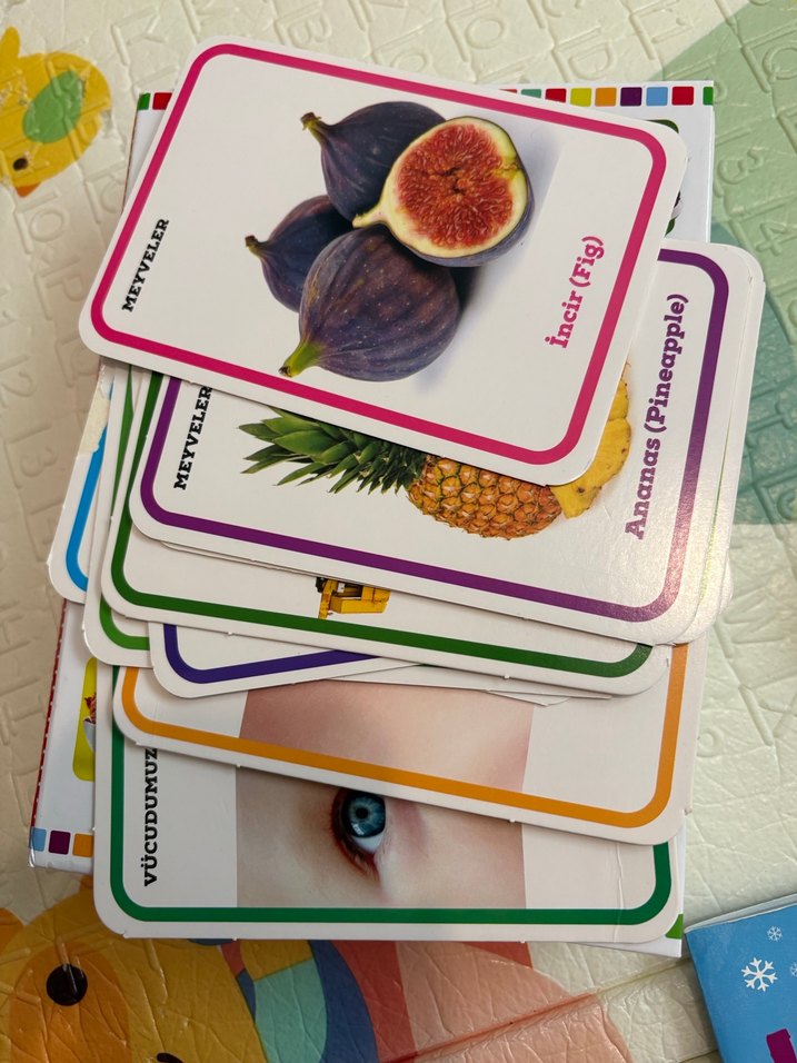 İlk 100 Sözcük Bebek Zeka Kartları - Görsel 4