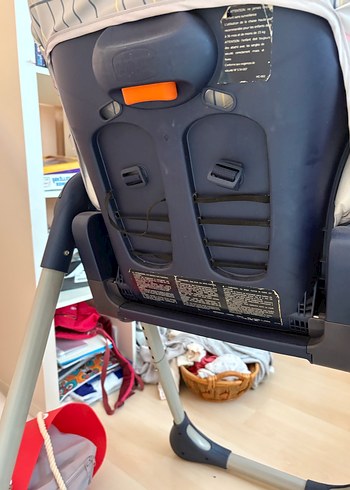 Chicco Gri Sarı Bebek Mama Sandalyesi - Görsel 6