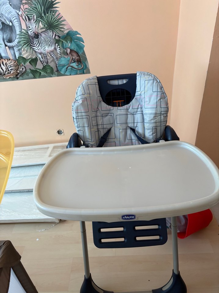 Chicco Gri Sarı Bebek Mama Sandalyesi - Görsel 3