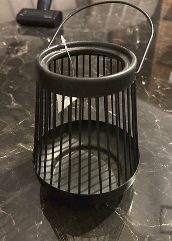 Siyah Metal Tel Mumluk