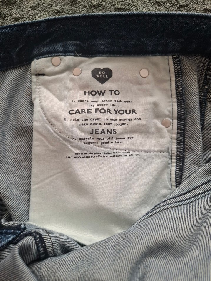 Madewell Jeans Yüksek Bel Denim Jean — görsel 5/9