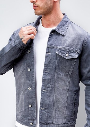 Aerosoles Koyu Gri Denim Ceket