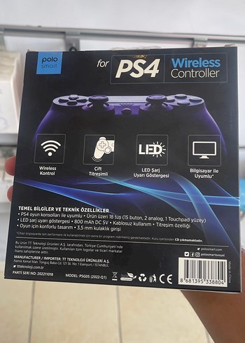 Diğer PS4 Kablosuz Oyun Kumandası - 18 Fonksiyon