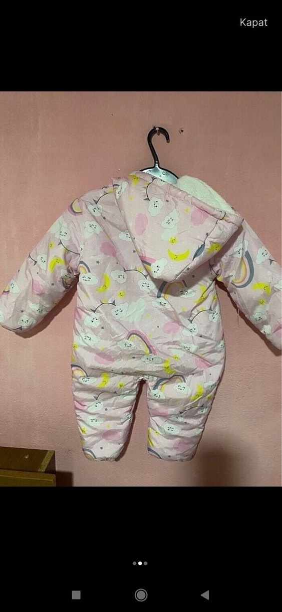 pembe astronot mont - Görsel 2