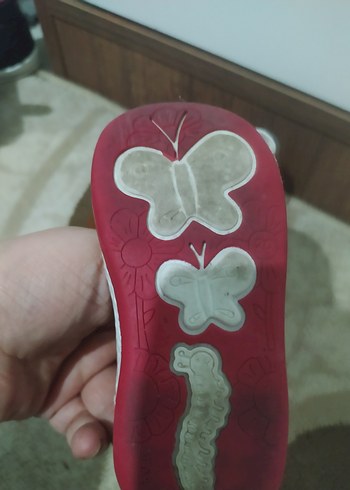 İnci Detaylı Beyaz Kız Çocuk Babet - Görsel 2