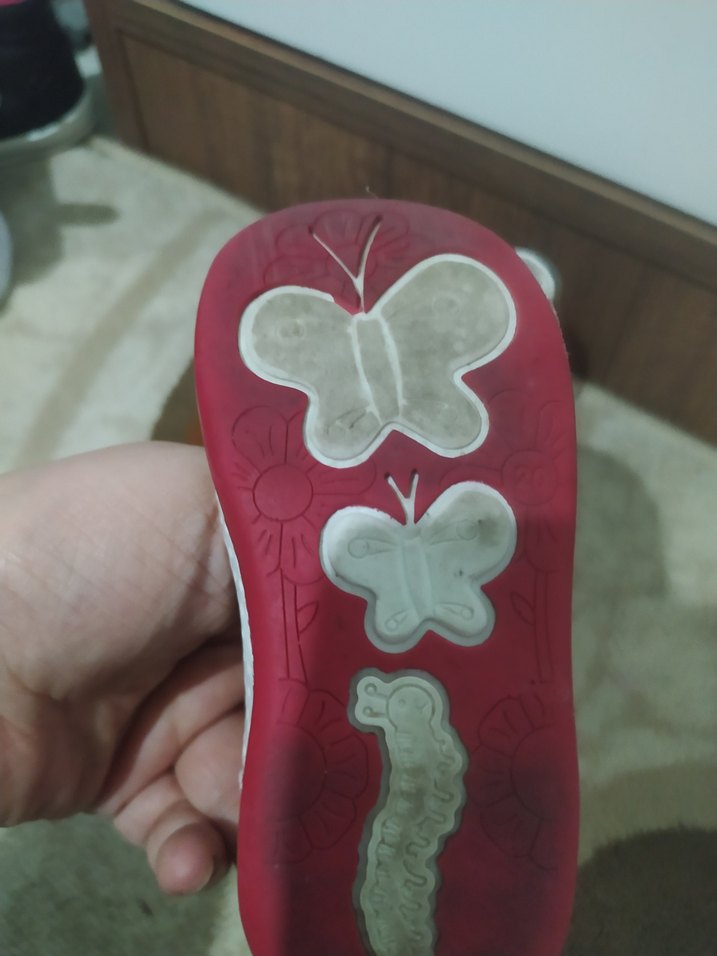 İnci Detaylı Beyaz Kız Çocuk Babet - Görsel 2