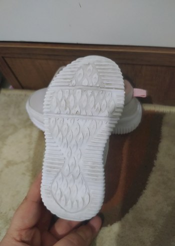 Kız Çocuk Beyaz Cırtlı Spor Ayakkabı - Görsel 4