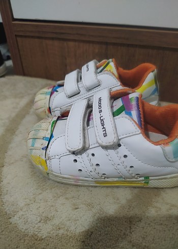 Kız Çocuk Çok Renkli Velcro Spor Ayakkabı - Görsel 2