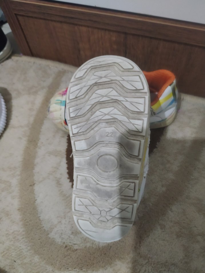 Kız Çocuk Çok Renkli Velcro Spor Ayakkabı - Görsel 3