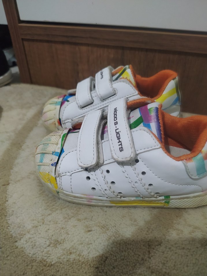 Kız Çocuk Çok Renkli Velcro Spor Ayakkabı - Görsel 2