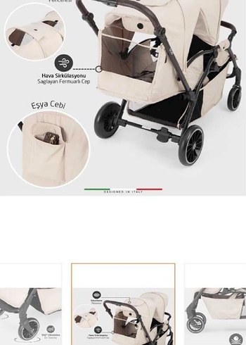 İkiz bebek arabası - Görsel 3