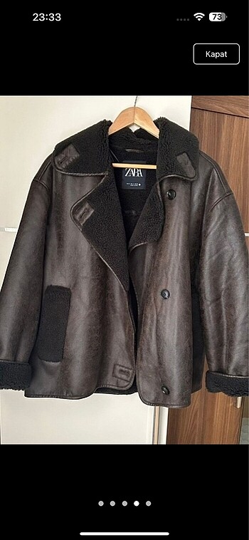 Zara pilot biker ceket