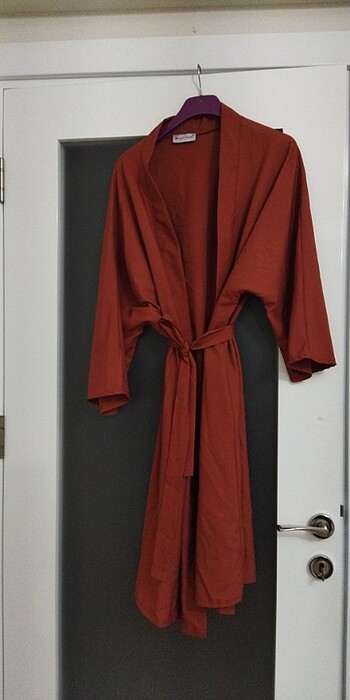Tarçın renkli kimono 
