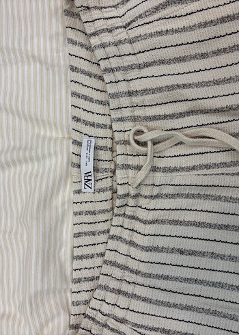 Zara Cizgili Rahat Pantolon