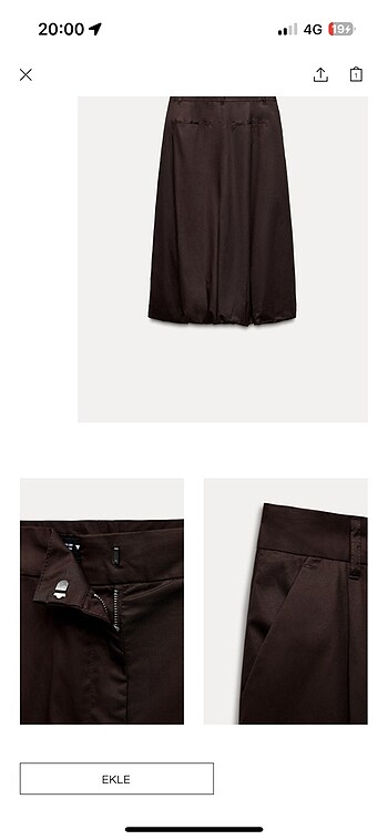 Zara Zara midi balon etek