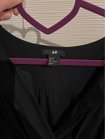 m Beden siyah Renk SİYAH ELBİSE H&M