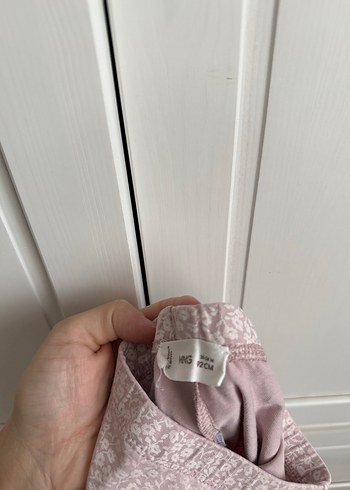 Mango Kız Çocuk Pamuklu Tayt - Görsel 6