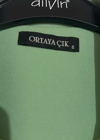 Yeşil Düğmeli Kadın Blazer Ceket - Görsel 4