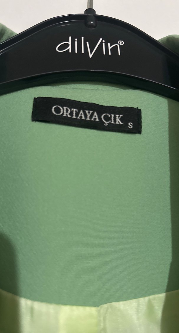 Yeşil Düğmeli Kadın Blazer Ceket - Görsel 4