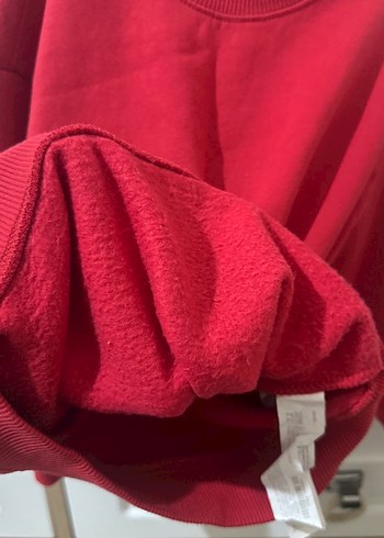 Unisex Çocuk Kırmızı Sweatshirt - Görsel 4