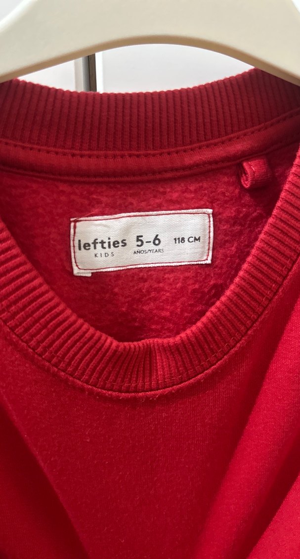 Unisex Çocuk Kırmızı Sweatshirt - Görsel 3