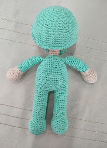 Amigurumi yeşil bebek 