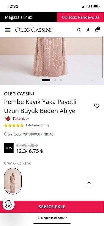 48 Beden çeşitli Renk Büyük Beden Abiye