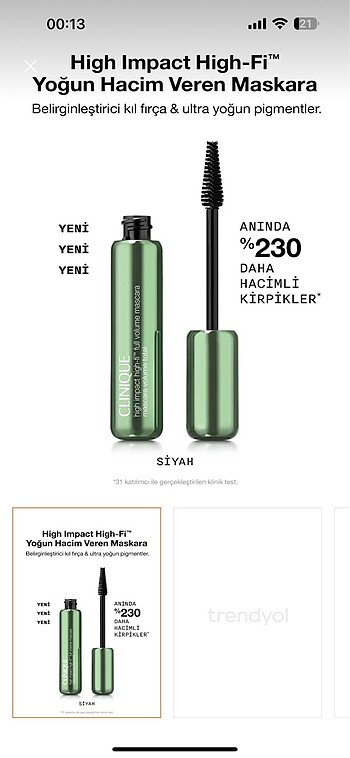 Clinique Maskara
