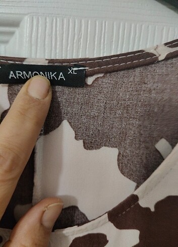 xl Beden kahverengi Renk Elbise