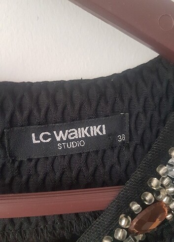 LC Waikiki Lc waikiki siyah taşlı elbise