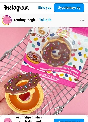 Jelly belly donut lip balm