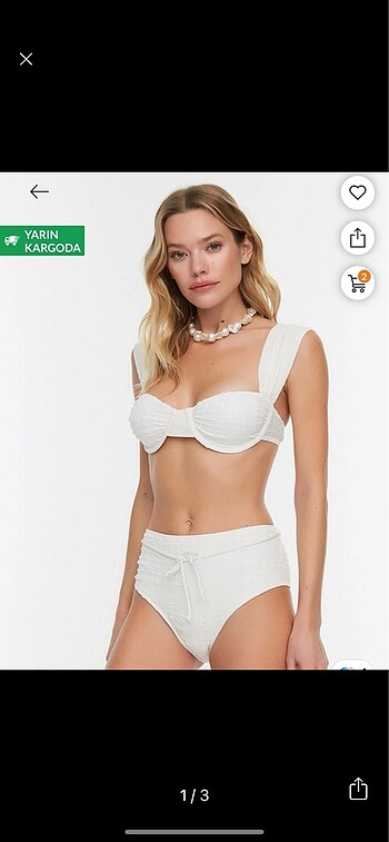 beyaz bikini takımı