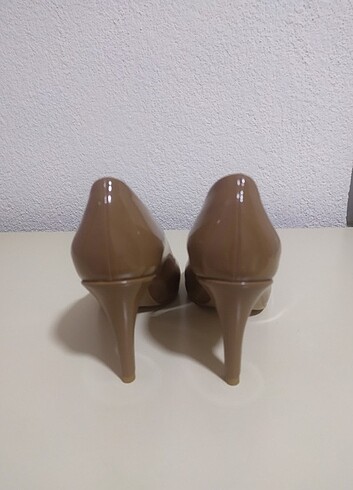 36 Beden camel Renk Topuklu Stiletto Ayakkabı