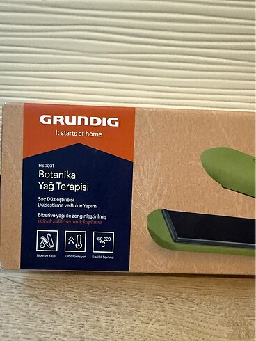 Grundig saç düzleştirici sıfır - Görsel 2