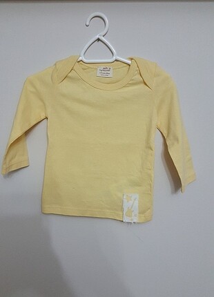 9-12 Ay Beden sarı Renk Soobe erkek bebek sweatshirt