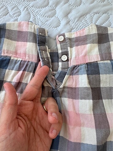 3-6 Ay Beden pembe Renk H&M kız bebek elbise
