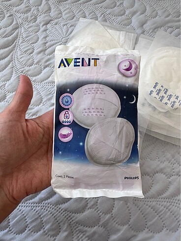 Beden Renk Wee baby göğüs pedi 11 adet+1 çift avent ped hediye