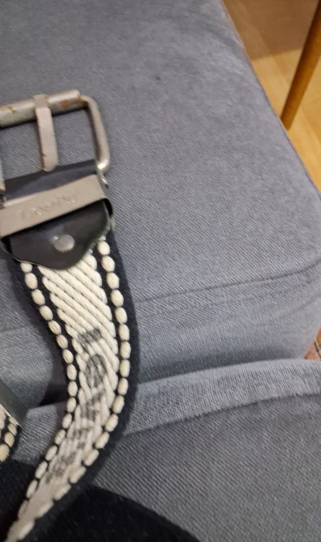 Levis Siyah-Beyaz Desenli Kumaş Kemer — görsel 2/4