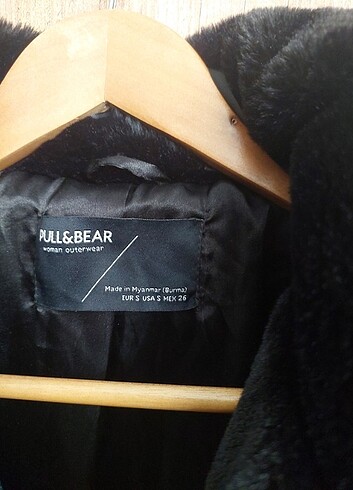 Pull&bear kürklü kaban - Görsel 2