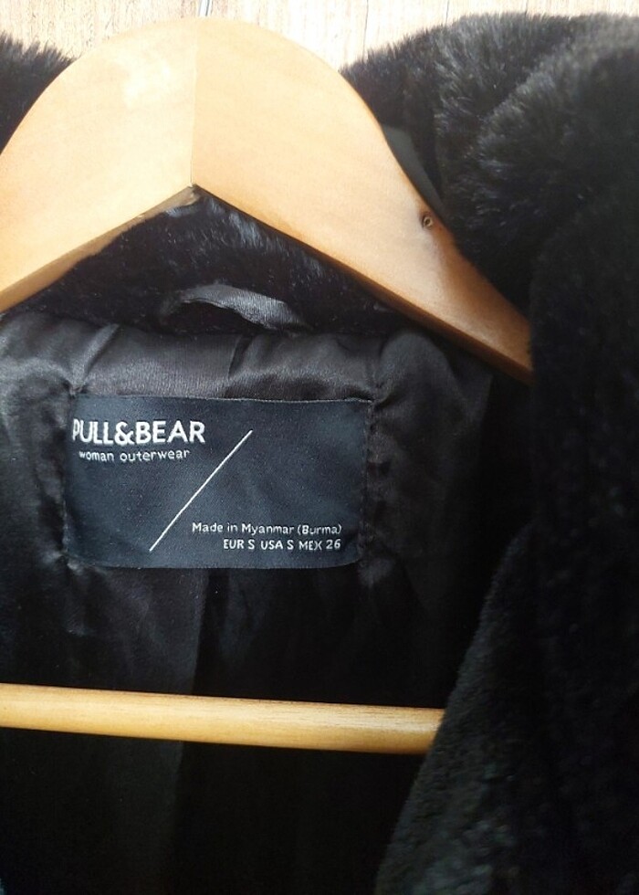 Pull&bear kürklü kaban - Görsel 2