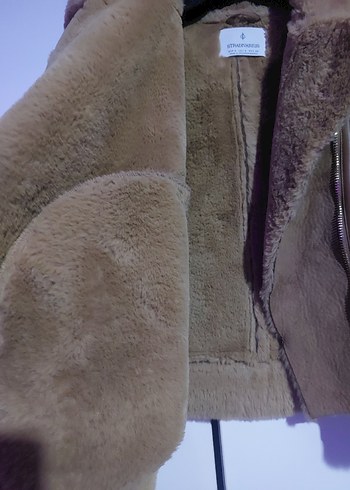 Kahverengi Süet Kürklü Kadın Ceket - Görsel 5